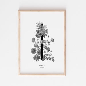 RÓZSA iniciálé poszter, Otthon & Életmód, Babaszoba, gyerekszoba, Babaszoba kép, Fotó, grafika, rajz, illusztráció, MESKA