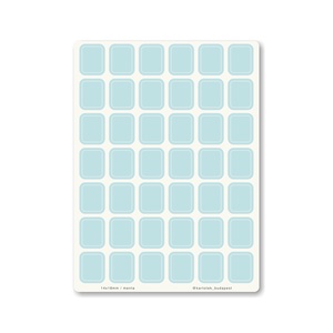 INDEX MONO naptármatricák / 14x18mm / menta, Otthon & Életmód, Papír, írószer, Matrica, matrica csomag, Fotó, grafika, rajz, illusztráció, MESKA