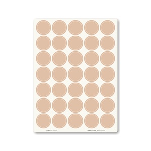 INDEX MONO naptármatricák / 20mm / bézs, Otthon & Életmód, Papír, írószer, Matrica, matrica csomag, Fotó, grafika, rajz, illusztráció, MESKA