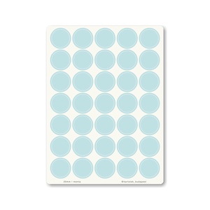 INDEX MONO naptármatricák / 20mm / menta, Otthon & Életmód, Papír, írószer, Matrica, matrica csomag, Fotó, grafika, rajz, illusztráció, MESKA
