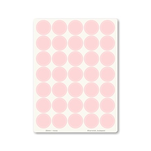 INDEX MONO naptármatricák / 20mm / rózsa, Otthon & Életmód, Papír, írószer, Matrica, matrica csomag, Fotó, grafika, rajz, illusztráció, MESKA