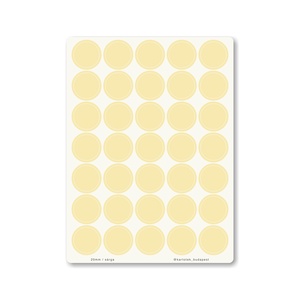INDEX MONO naptármatricák / 20mm / sárga, Otthon & Életmód, Papír, írószer, Matrica, matrica csomag, Fotó, grafika, rajz, illusztráció, MESKA