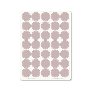 INDEX MONO naptármatricák / 20mm / taupe, Otthon & Életmód, Papír, írószer, Matrica, matrica csomag, Fotó, grafika, rajz, illusztráció, MESKA
