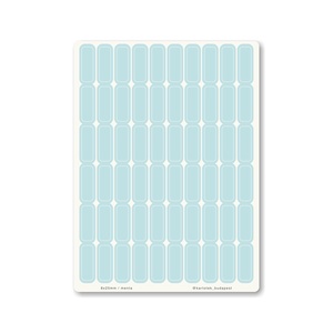 INDEX MONO naptármatricák / 8x25mm / menta, Otthon & Életmód, Papír, írószer, Matrica, matrica csomag, Fotó, grafika, rajz, illusztráció, MESKA