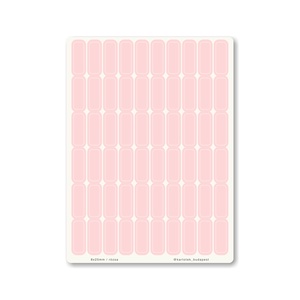INDEX MONO naptármatricák / 8x25mm / rózsa, Otthon & Életmód, Papír, írószer, Matrica, matrica csomag, Fotó, grafika, rajz, illusztráció, MESKA