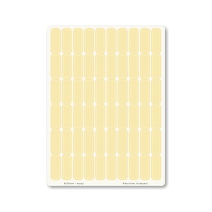 INDEX MONO naptármatricák / 8x25mm / sárga, Otthon & Életmód, Papír, írószer, Matrica, matrica csomag, Fotó, grafika, rajz, illusztráció, MESKA