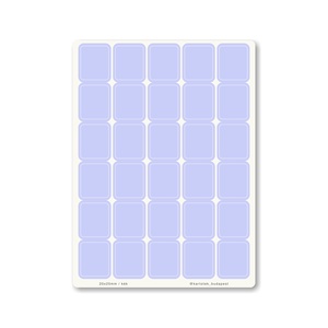INDEX MONO naptármatricák / 20x25mm / kék, Otthon & Életmód, Papír, írószer, Matrica, matrica csomag, Fotó, grafika, rajz, illusztráció, MESKA