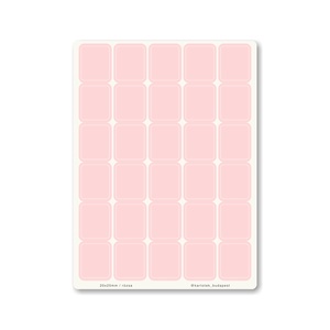 INDEX MONO naptármatricák / 20x25mm / rózsa, Otthon & Életmód, Papír, írószer, Matrica, matrica csomag, Fotó, grafika, rajz, illusztráció, MESKA