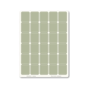 INDEX MONO naptármatricák / 20x25mm / zsálya, Otthon & Életmód, Papír, írószer, Matrica, matrica csomag, Fotó, grafika, rajz, illusztráció, MESKA