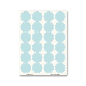 INDEX MONO naptármatricák / 25mm / menta, Otthon & Életmód, Papír, írószer, Matrica, matrica csomag, Fotó, grafika, rajz, illusztráció, MESKA