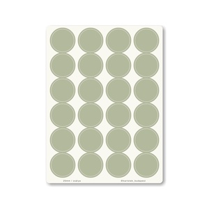 INDEX MONO naptármatricák / 25mm / zsálya, Otthon & Életmód, Papír, írószer, Matrica, matrica csomag, Fotó, grafika, rajz, illusztráció, MESKA