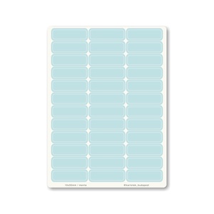 INDEX MONO naptármatricák / 10x35mm / menta, Otthon & Életmód, Papír, írószer, Matrica, matrica csomag, Fotó, grafika, rajz, illusztráció, MESKA
