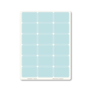 INDEX MONO naptármatricák / 25x35mm / menta, Otthon & Életmód, Papír, írószer, Matrica, matrica csomag, Fotó, grafika, rajz, illusztráció, MESKA