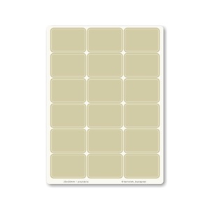 INDEX MONO naptármatricák / 25x35mm / pisztácia, Otthon & Életmód, Papír, írószer, Matrica, matrica csomag, Fotó, grafika, rajz, illusztráció, MESKA