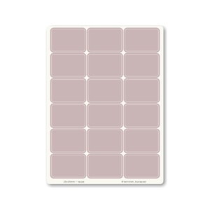 INDEX MONO naptármatricák / 25x35mm / taupe, Otthon & Életmód, Papír, írószer, Matrica, matrica csomag, Fotó, grafika, rajz, illusztráció, MESKA