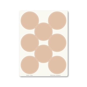 INDEX MONO naptármatricák / 45mm / bézs, Otthon & Életmód, Papír, írószer, Matrica, matrica csomag, Fotó, grafika, rajz, illusztráció, MESKA