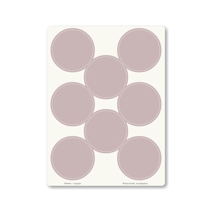 INDEX MONO naptármatricák / 45mm / taupe, Otthon & Életmód, Papír, írószer, Matrica, matrica csomag, Fotó, grafika, rajz, illusztráció, MESKA