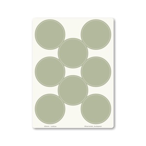 INDEX MONO naptármatricák / 45mm / zsálya, Otthon & Életmód, Papír, írószer, Matrica, matrica csomag, Fotó, grafika, rajz, illusztráció, MESKA