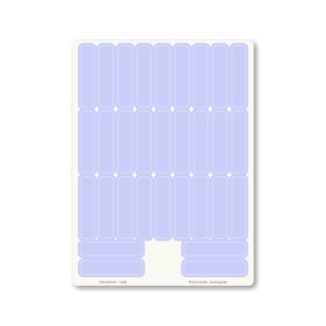 INDEX MONO naptármatricák / 10x45mm / kék, Otthon & Életmód, Papír, írószer, Matrica, matrica csomag, Fotó, grafika, rajz, illusztráció, MESKA