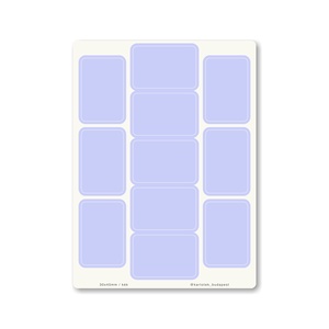 INDEX MONO naptármatricák / 30x45mm / kék, Otthon & Életmód, Papír, írószer, Matrica, matrica csomag, Fotó, grafika, rajz, illusztráció, MESKA