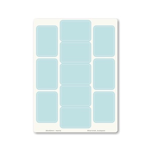 INDEX MONO naptármatricák / 30x45mm / menta, Otthon & Életmód, Papír, írószer, Matrica, matrica csomag, Fotó, grafika, rajz, illusztráció, MESKA