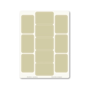 INDEX MONO naptármatricák / 30x45mm / pisztácia, Otthon & Életmód, Papír, írószer, Matrica, matrica csomag, Fotó, grafika, rajz, illusztráció, MESKA