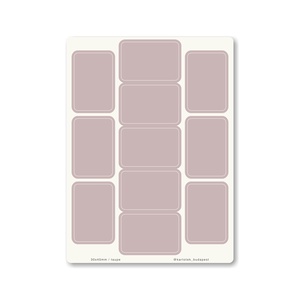 INDEX MONO naptármatricák / 30x45mm / taupe, Otthon & Életmód, Papír, írószer, Matrica, matrica csomag, Fotó, grafika, rajz, illusztráció, MESKA