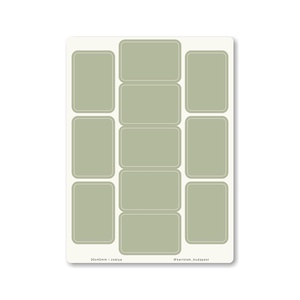 INDEX MONO naptármatricák / 30x45mm / zsálya, Otthon & Életmód, Papír, írószer, Matrica, matrica csomag, Fotó, grafika, rajz, illusztráció, MESKA