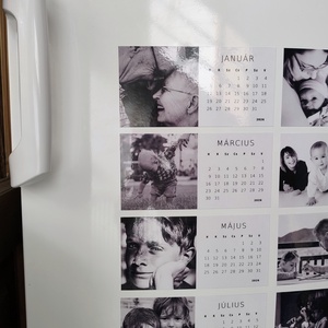 Mágneses fotónaptár / egyedi fényképes hűtőmágnes naptár - otthon & életmód - papír, írószer - naptár & tervező - Meska.hu