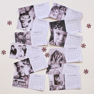 Mágneses fotónaptár / egyedi fényképes hűtőmágnes naptár - otthon & életmód - papír, írószer - naptár & tervező - Meska.hu