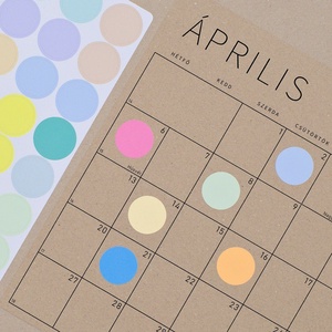 GRÁF havi tervező / kraft falinaptár - otthon & életmód - papír, írószer - naptár & tervező - Meska.hu