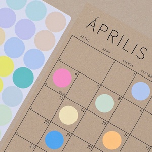 GRÁF havi tervező / kraft falinaptár - otthon & életmód - papír, írószer - naptár & tervező - Meska.hu