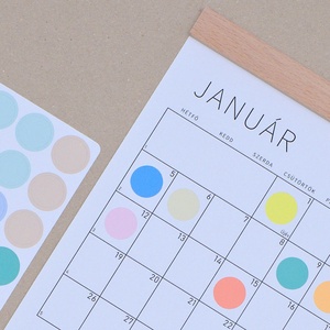 GRÁF éves tervező / nagyméretű vízszintes poszternaptár - otthon & életmód - papír, írószer - naptár & tervező - Meska.hu