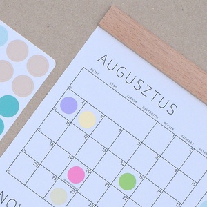 GRÁF éves tervező / kisméretű vízszintes poszternaptár - otthon & életmód - papír, írószer - naptár & tervező - Meska.hu