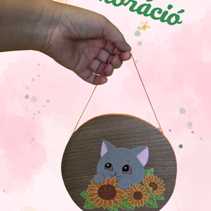 Kézzel festett egyedi gyerekszoba dekor névtábla  újrahasznosított laminált parkettából - otthon & életmód - dekoráció - kép & falikép - táblakép - Meska.hu