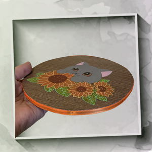 Kézzel festett egyedi gyerekszoba dekor névtábla  újrahasznosított laminált parkettából - otthon & életmód - dekoráció - kép & falikép - táblakép - Meska.hu