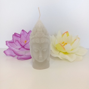 Buddha fej formájú gyertya - Meska.hu