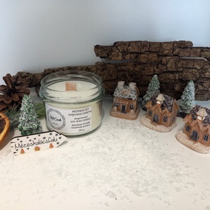 Mézeskalács szójaviasz illatgyertya - karácsony - karácsonyi lakásdekoráció - karácsonyi illatgyertya, mécses - Meska.hu