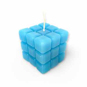 Rubikkocka gyertya - otthon & életmód - gyertya, illat, aroma - gyertya - Meska.hu