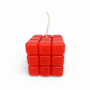 Rubikkocka gyertya - otthon & életmód - gyertya, illat, aroma - gyertya - Meska.hu