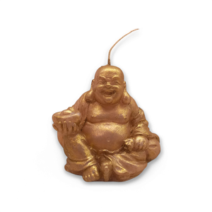Arany nevető Buddha gyertya, Otthon & Életmód, Gyertya, illat, aroma, Gyertya, Gyertya-, mécseskészítés, MESKA
