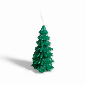 Fenyőfa gyertya, vastagabbágú - karácsony - karácsonyi lakásdekoráció - karácsonyi illatgyertya, mécses - Meska.hu