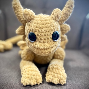 Horgolt baby sárkány , Játék & Sport, Plüssállat & Játékfigura, Más figura, Horgolás, Varrás, MESKA