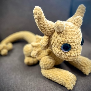 Horgolt baby sárkány  - játék & sport - plüssállat & játékfigura - más figura - Meska.hu