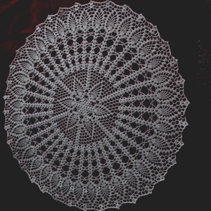 Horgolt terítő 72cm - Meska.hu