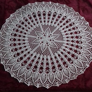 Horgolt terítő 72cm - Meska.hu