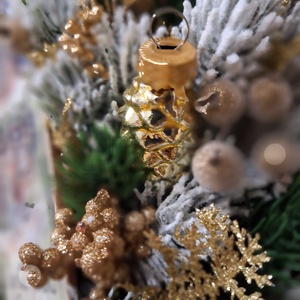 Karácsonyi ajtódísz � A szeretet körbeér - karácsony - adventi díszek - adventi ajtódísz - Meska.hu