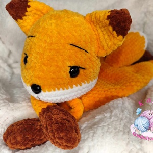 Róka szundipajti, Játék & Sport, Plüssállat & Játékfigura, Róka, Horgolás, MESKA