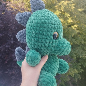 Amigurumi horgolt plüss dínó dinoszautusz T-Rex, Játék & Sport, Plüssállat & Játékfigura, Plüss dínók, Horgolás, MESKA