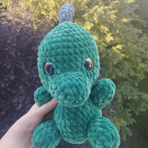 Amigurumi horgolt plüss dínó dinoszautusz T-Rex - játék & sport - plüssállat & játékfigura - plüss dínók - Meska.hu